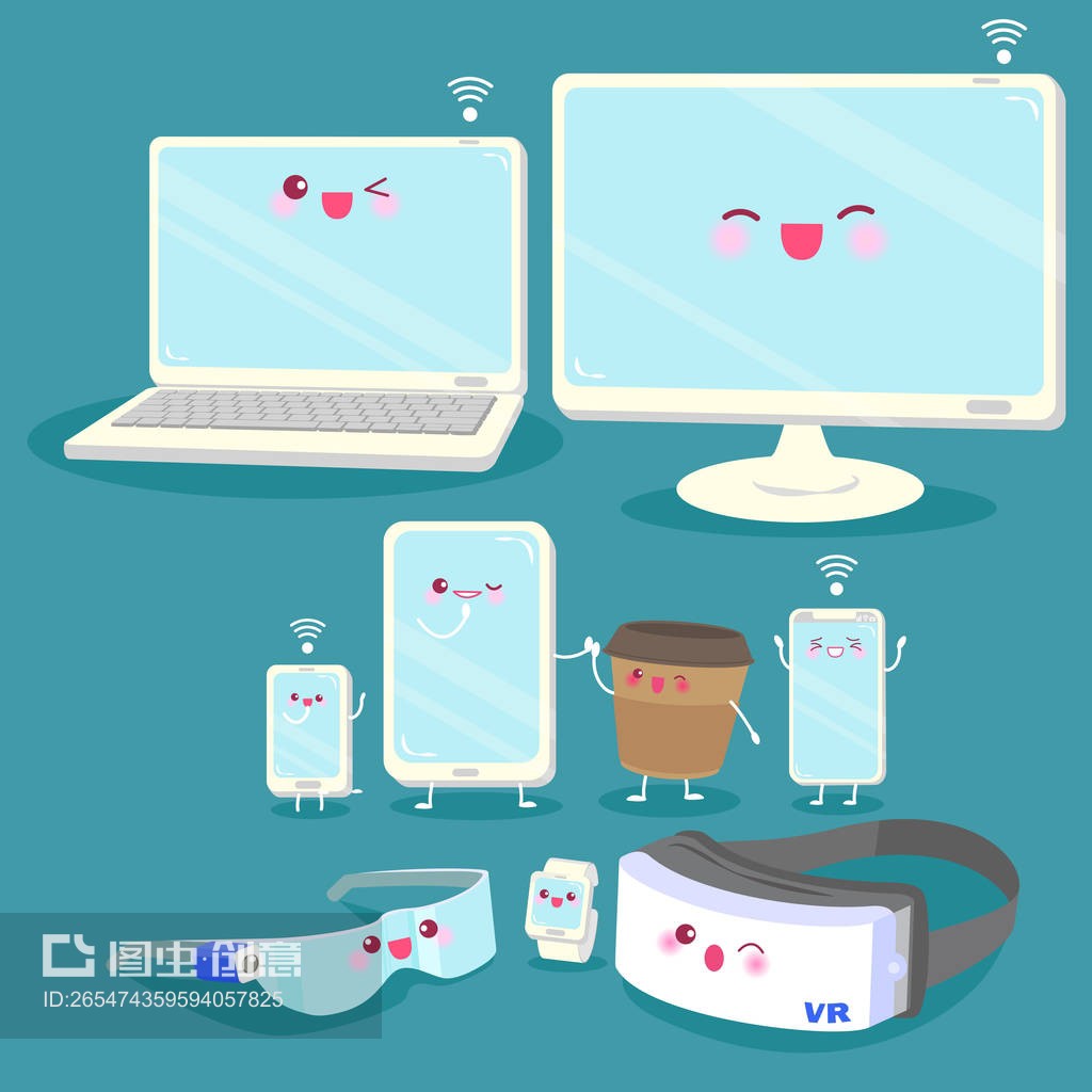 当卡通遇见科技 卡通3C电子产品的趣味世界